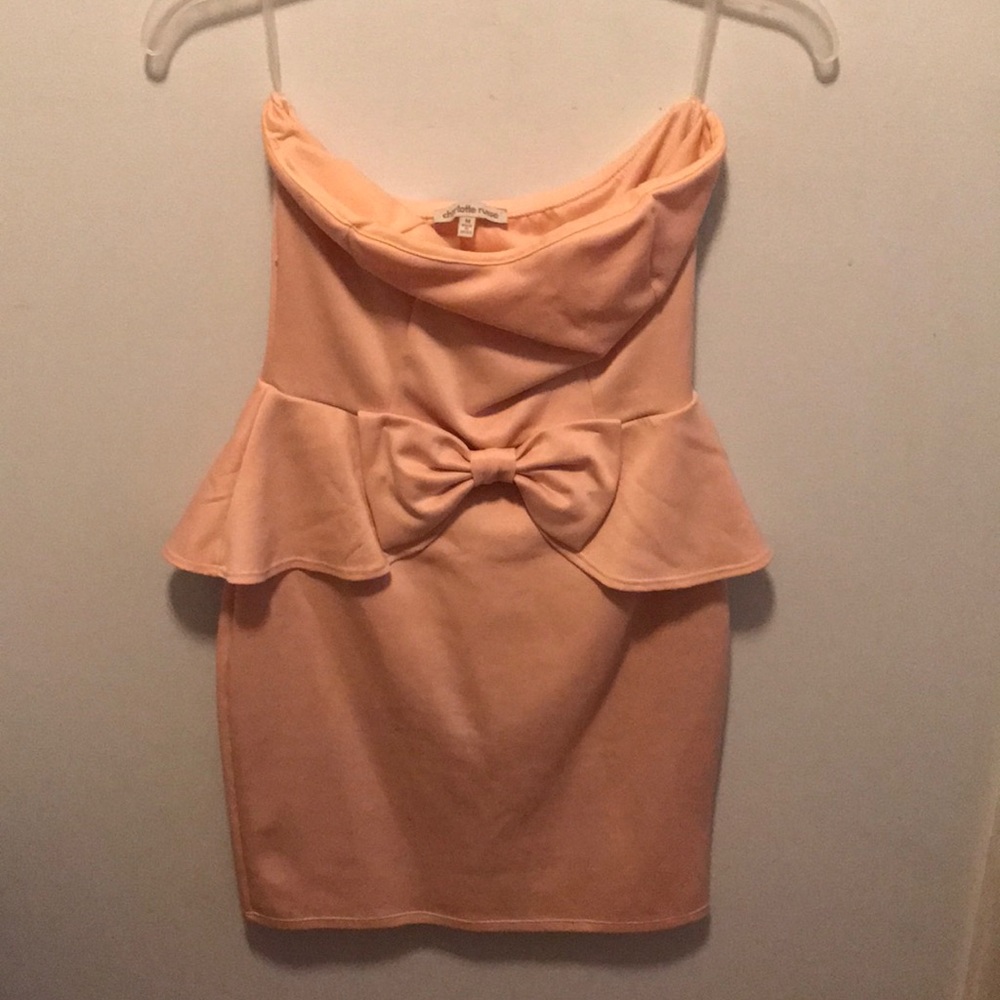 Strapless dress